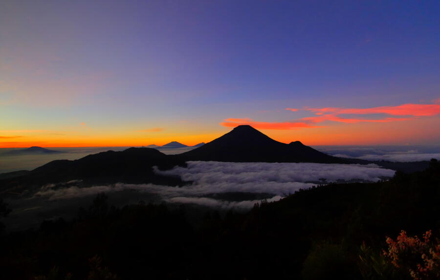 sunrise terindah sikunir (bromo kalah) foto