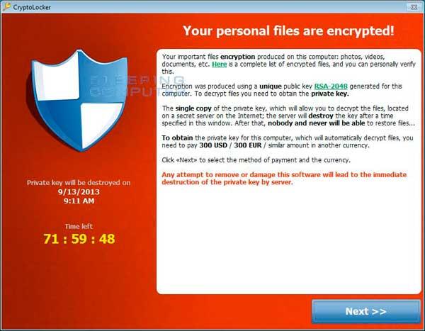 Bahaya Virus CryptoLocker (hati2 dng data Anda)