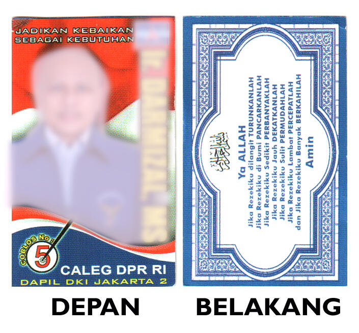 DOA SEORANG CALEG (CALON LEGISLATIF) PARTAI