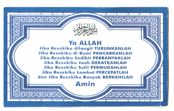 DOA SEORANG CALEG (CALON LEGISLATIF) PARTAI
