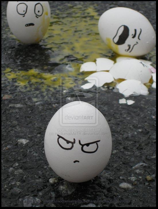 photo-photo unik, kreatif and lucu dengan Telur sebagai objeknya.