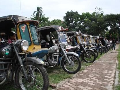 Becak Siantar si veteran perang (Sumatera Utara)