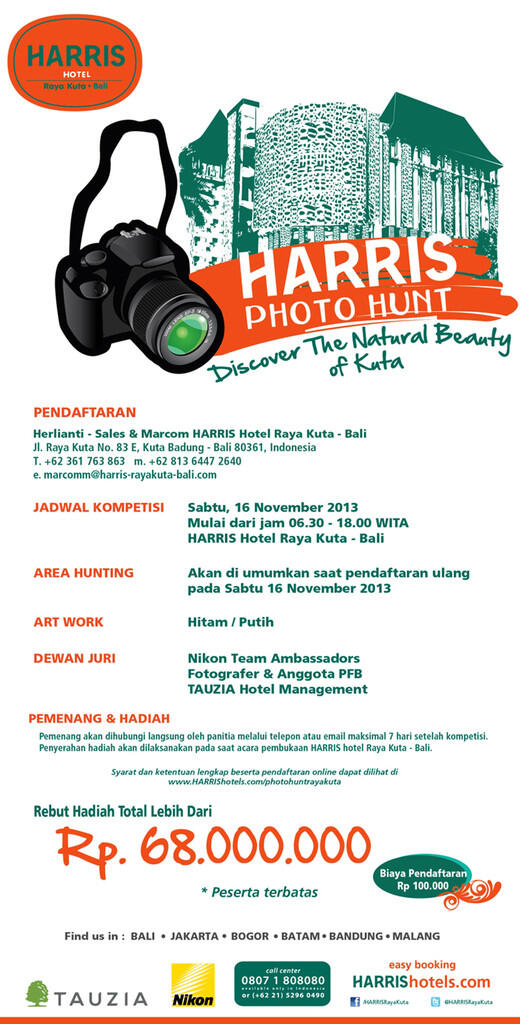 HARRIS PHOTO HUNT Discover The Natural Beauty Of Kuta, 16 November 2013