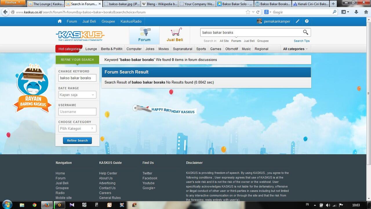 AWAS!! ATI ATI BAKSO BAKAR BORAKS