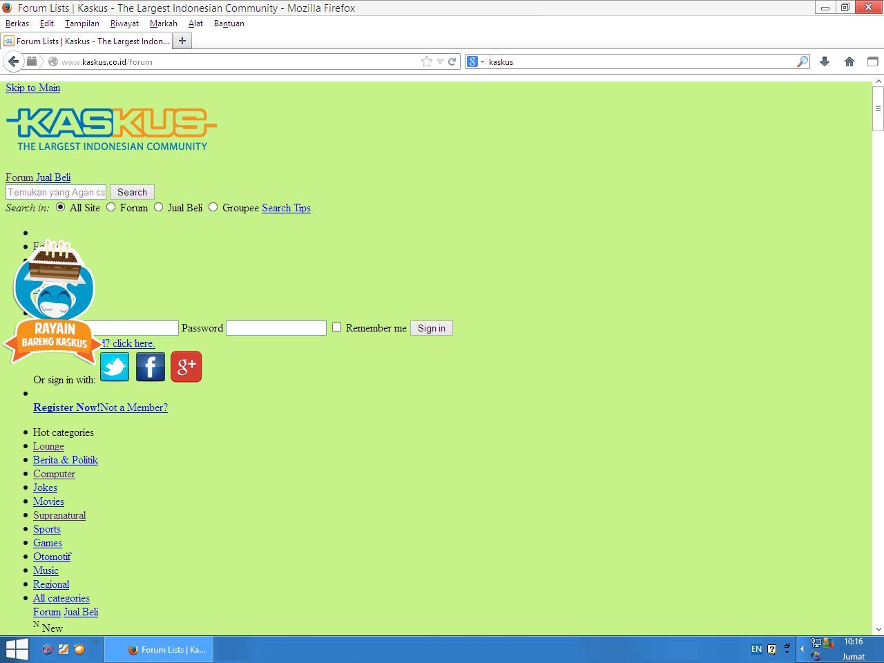 (ask) Gan, kompi ane knp y k tampilannya kek gini.!?