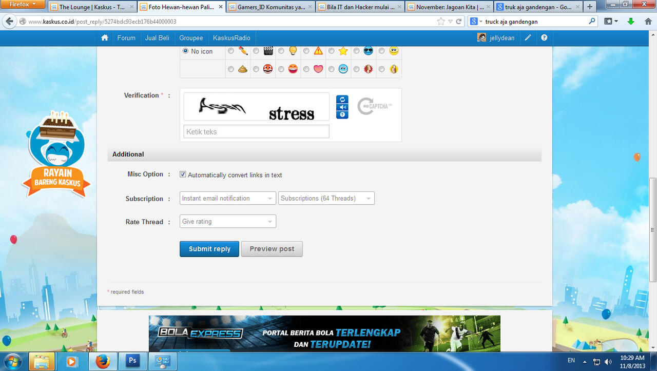 ANE DI BILANG STRESS AMA KASKUS