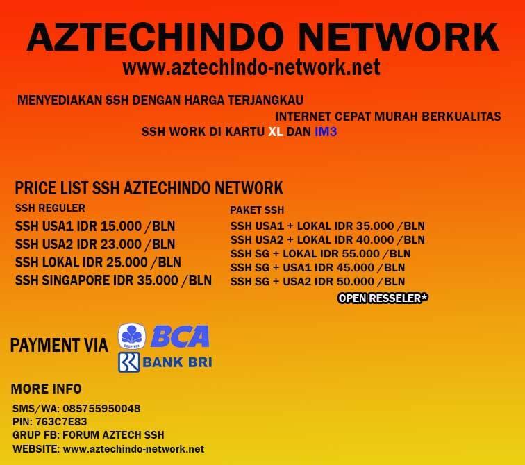 INTERNET CEPAT MURAH UNLIMITED, SSH USA LOKAL SINGAPORE. OPEN RESELLER