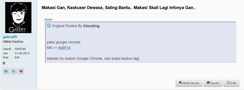 Apa Ane Disuruh Berenti Ngaskus Gara2 Iklan Di Kaskus Ini???