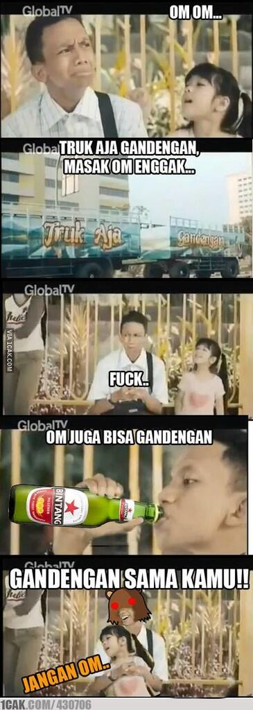 Truk Gandengan Twisted Story, Ketika sudah gak tahan dikatain jomblo terus..