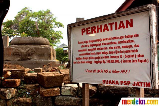 setelah situs trowulan terusik sekarang situs Setono Gedong untuk perluasan mesjid