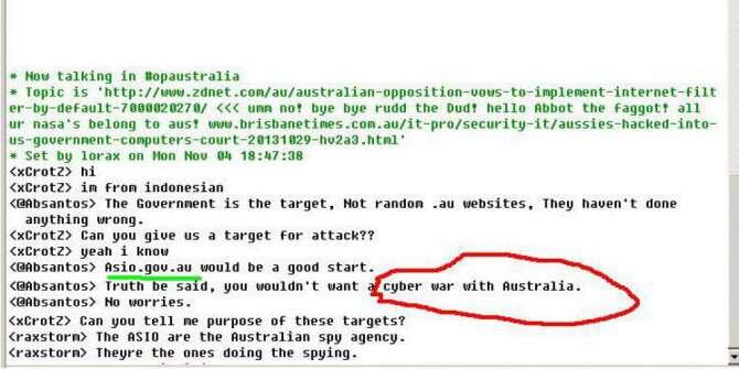 Inilah Transkrip Obrolan Hacker Indonesia dengan Australia