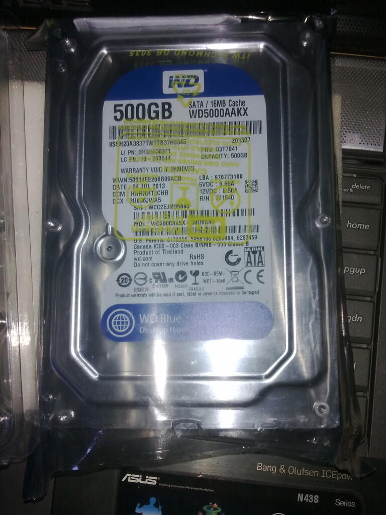 Hardisk 500gb PC atau LAPTOP
