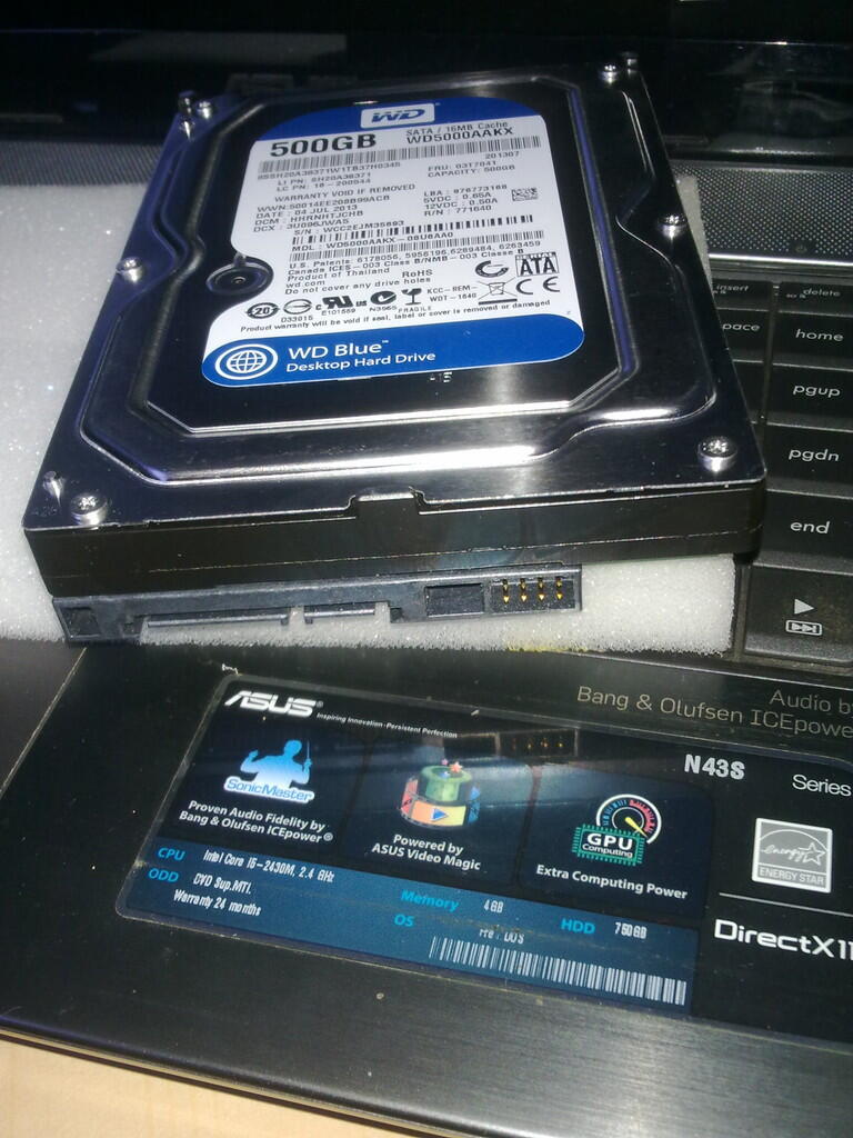 Hardisk 500gb PC atau LAPTOP