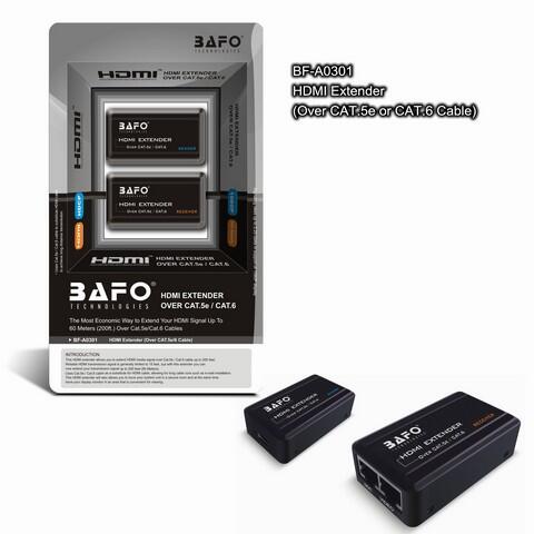 HDMI EXTENDER 60M OVER CAT5/CAT6 BAFO