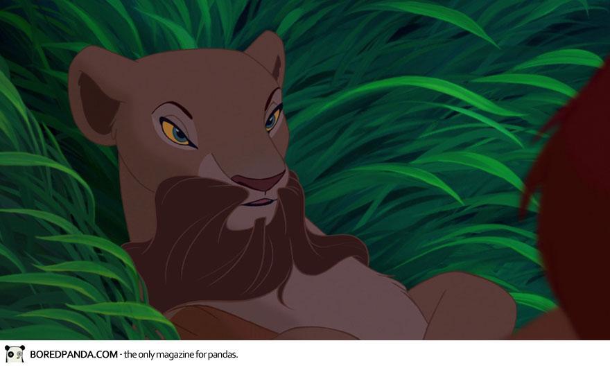 Disney Princesses Dengan Kumis (Karya Adam Ellis)