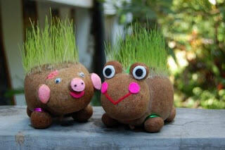 Boneka Horta. Boneka Imut yang bisa tumbuh rumput di badannya!