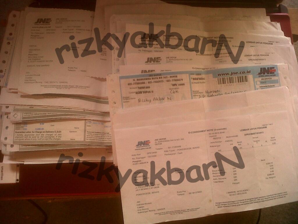 BUKTI DAN TESTIMONIAL PENJUALAN &quot;rizkyakbarN&quot;