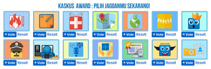 Kepada Segenap Kaskuser: Ayo Berpartisipasi Vote di KASKUS AWARD 2013