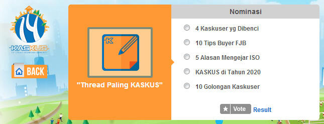 Kepada Segenap Kaskuser: Ayo Berpartisipasi Vote di KASKUS AWARD 2013