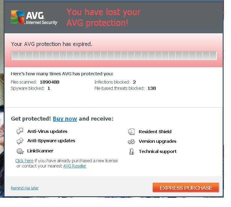 cari no serial untuk anti virus AVG