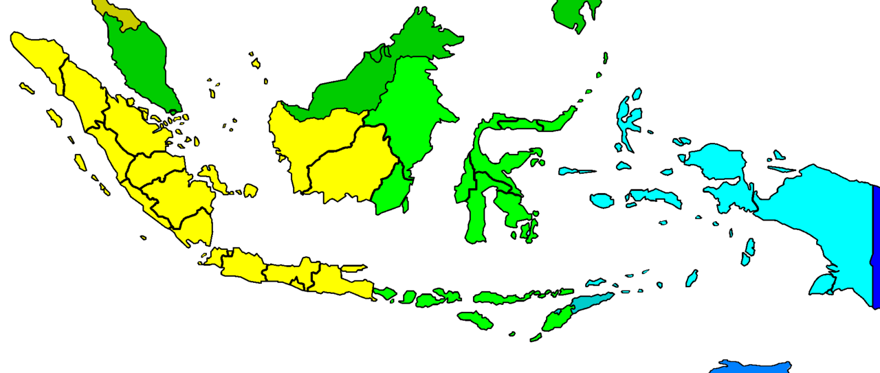 1 Negara 9 Zona Waktu