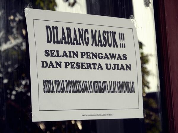 Hati-hati sebelum ngerjain soal ujian/test gan!