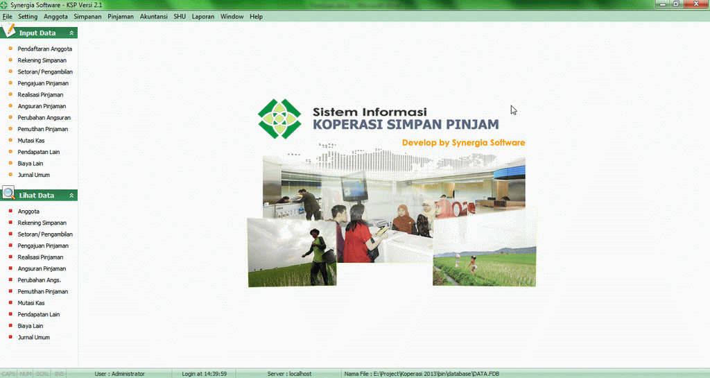 Software Koperasi - Synergia KSP versi 2.1 (tersedia versi demo)