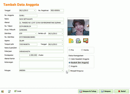 Software Koperasi - Synergia KSP versi 2.1 (tersedia versi demo)
