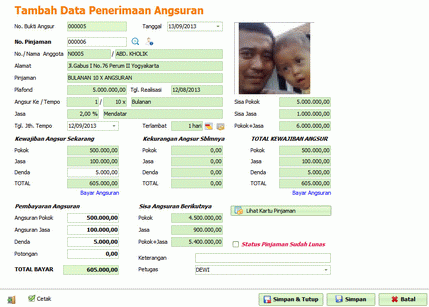 Software Koperasi - Synergia KSP versi 2.1 (tersedia versi demo)