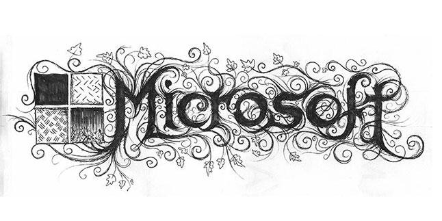 Logo Perusahaan Besar Versi Metal.... 