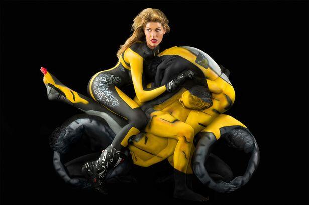 HUMAN MOTORCYCLE - The Art of Trina Merry