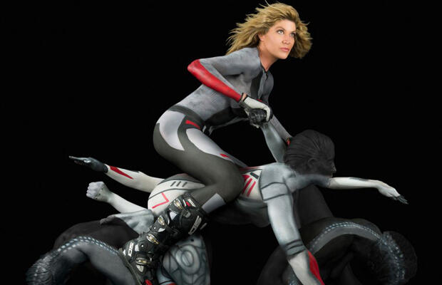 HUMAN MOTORCYCLE - The Art of Trina Merry