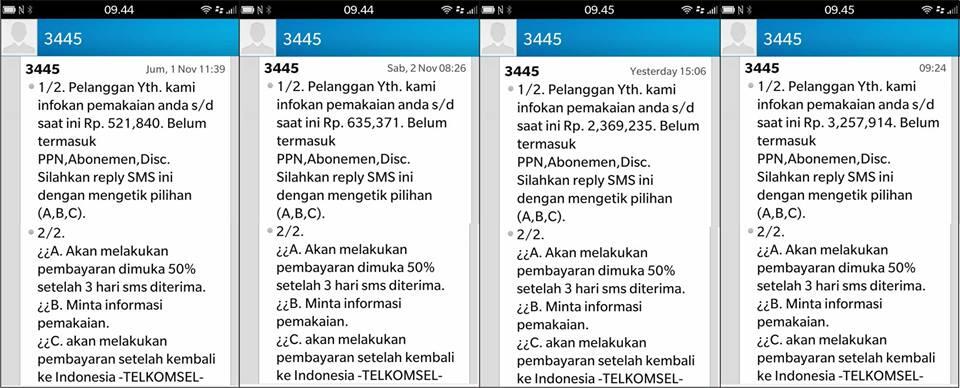 KASUS PEMBENGKAKAN TAGIHAN BIAYA TELP MENGGUNAKAN PASCA BAYAR