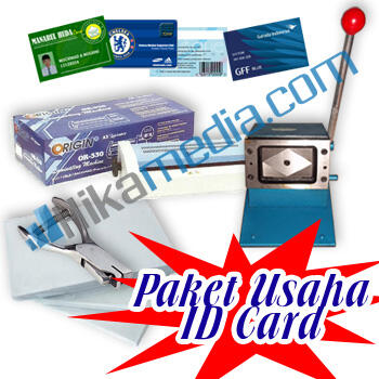 Terjual grosir alat potong id card plong kartu pvc 