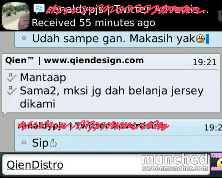 Testimonial untuk QienDistro (ID : Ya.Qien)
