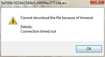 Cannot be downloaded