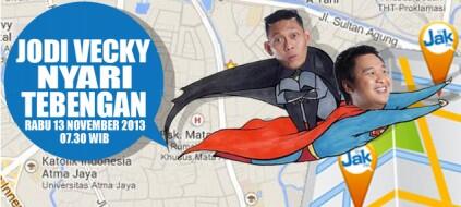 Batman &amp; Superman Nyari Tebengan di Tendean
