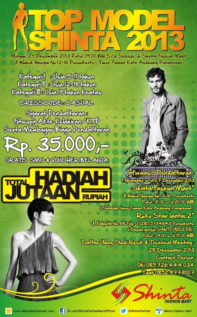 &#91;Event&#93; Top Model Shinta 2013