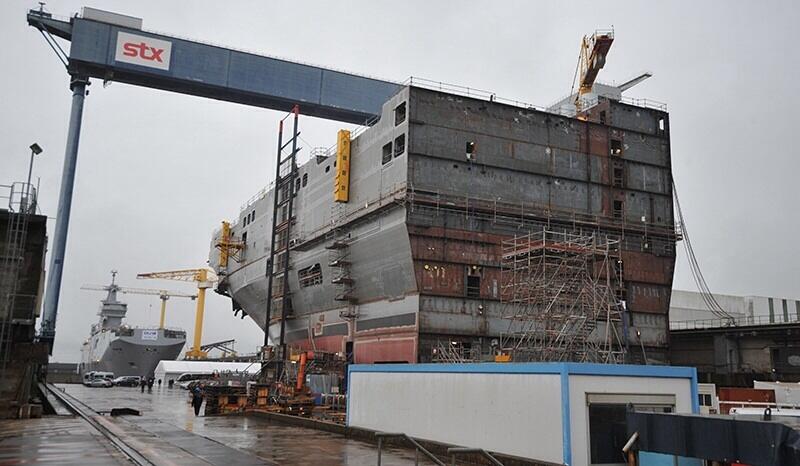 (Gambar) Tahapan Produksi Kapal Induk Heli VLADIVOSTOCK, Russiya.