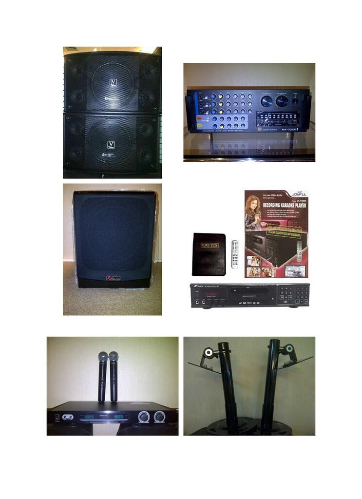 Paket Karaoke BMB,FIDELITY,JBL,MARTIN ROLAND,JOYFULL