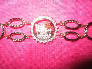 Jual gelang lapis emas hello kitty kristal