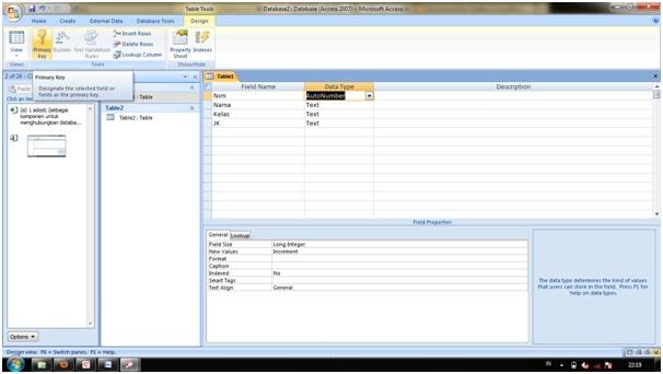 Langkah-langkah mengkoneksikan Ms.Access ke Visual basic