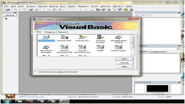 Langkah-langkah mengkoneksikan Ms.Access ke Visual basic