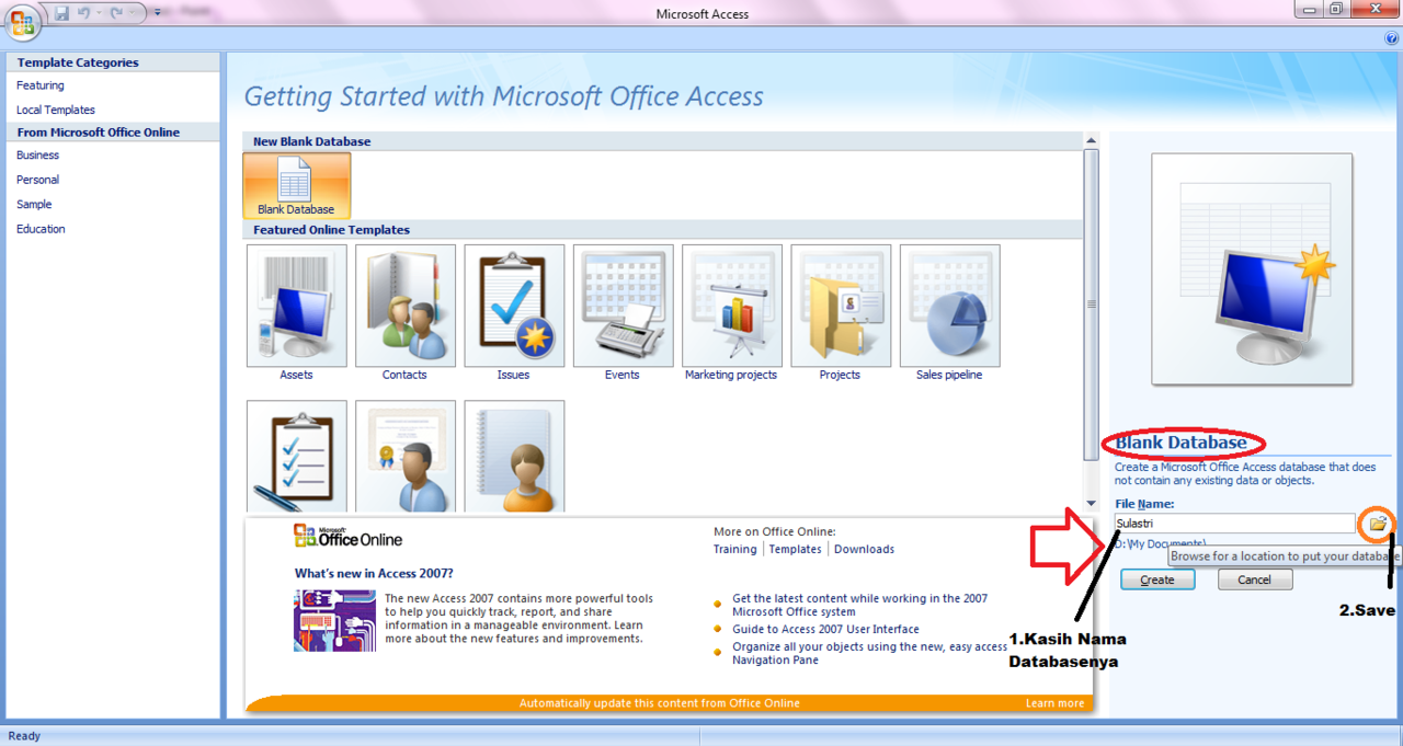 Tutorial Bagaimana Mengkoneksikan Visual Basic Ke Ms. Access