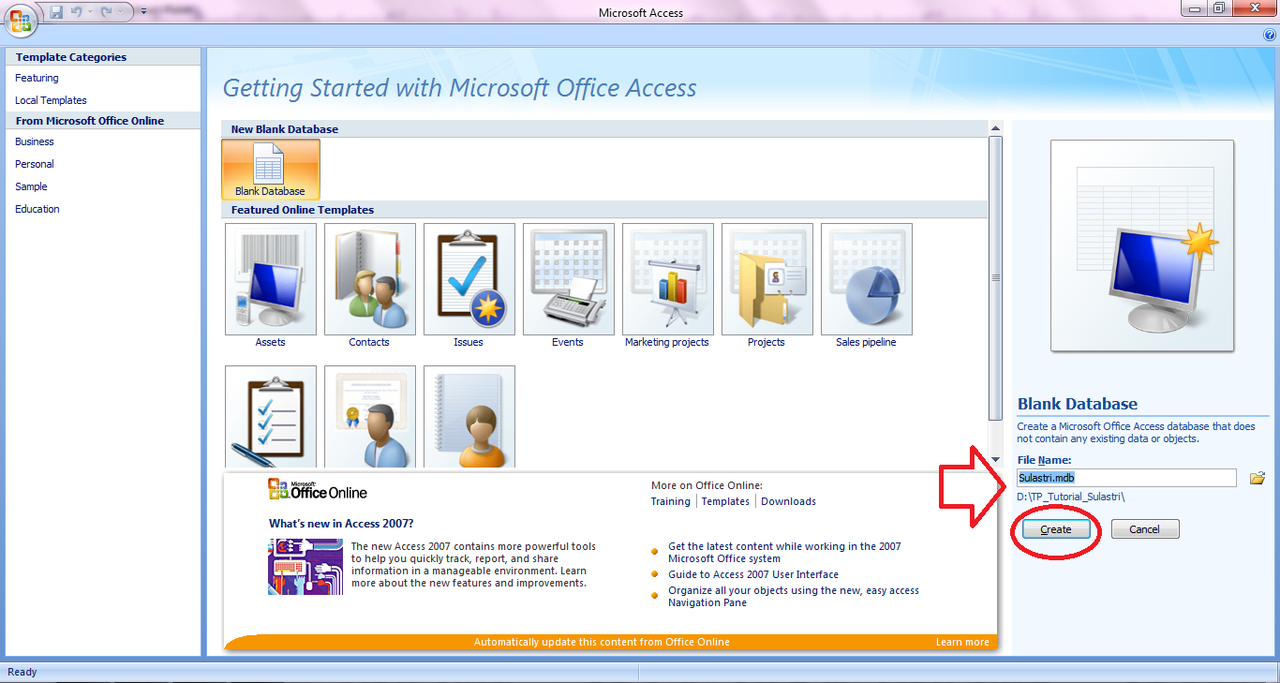 Tutorial Bagaimana Mengkoneksikan Visual Basic Ke Ms. Access