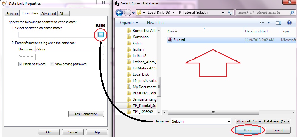 Tutorial Bagaimana Mengkoneksikan Visual Basic Ke Ms. Access