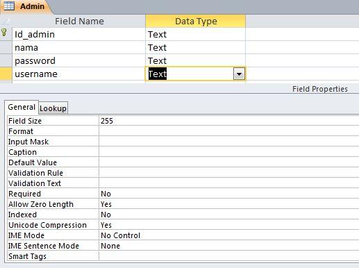 Menghubungkan Microsoft Access dan Visual Basic 6.0