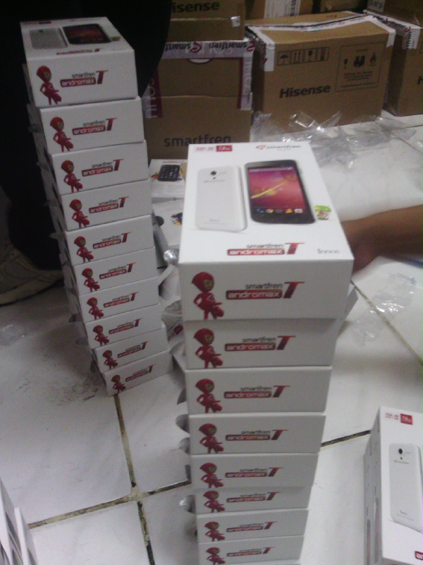 smartfren andromax u2, max v, max t, max c dan max tab 8 inch 100% baru segel