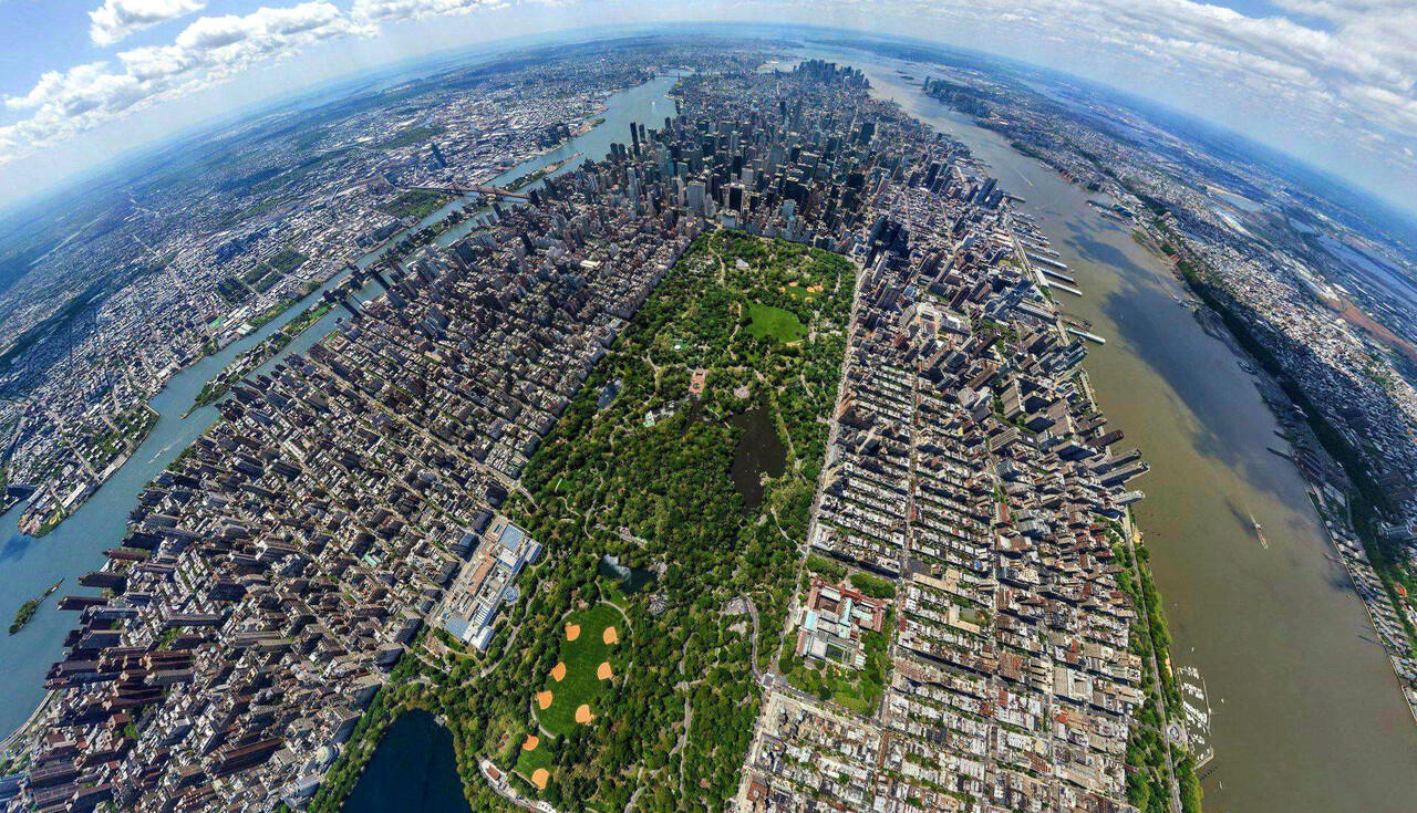 Central Park New York Oase Dibelantara Hutan Gedung