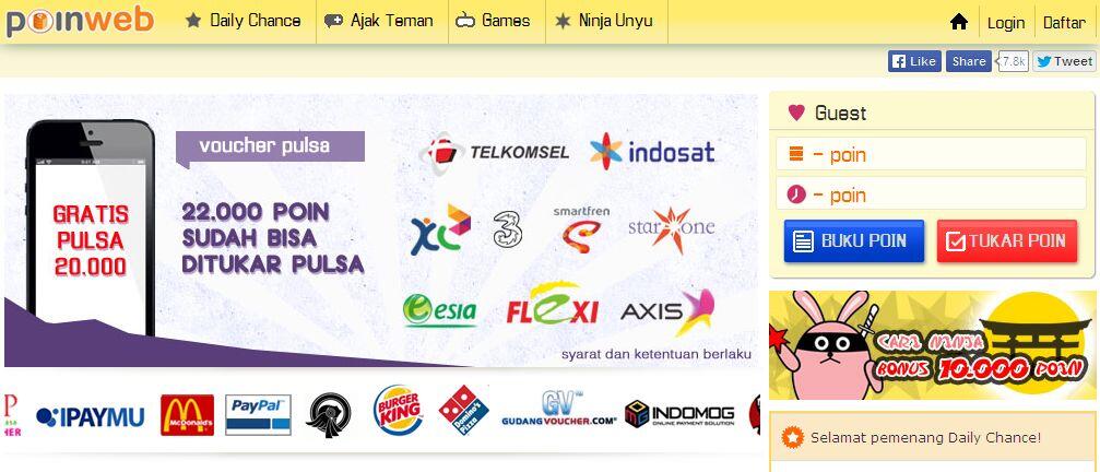 $$ Kumpulin Poinnya Dapat Voucher KFC,MCD, Pulsa Dll..(Daftar Gratis) :)